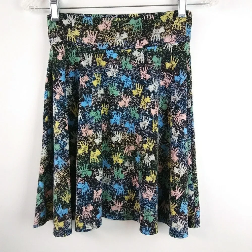 KIDS Size 10 Lularoe Azure Fit Flare Skirt